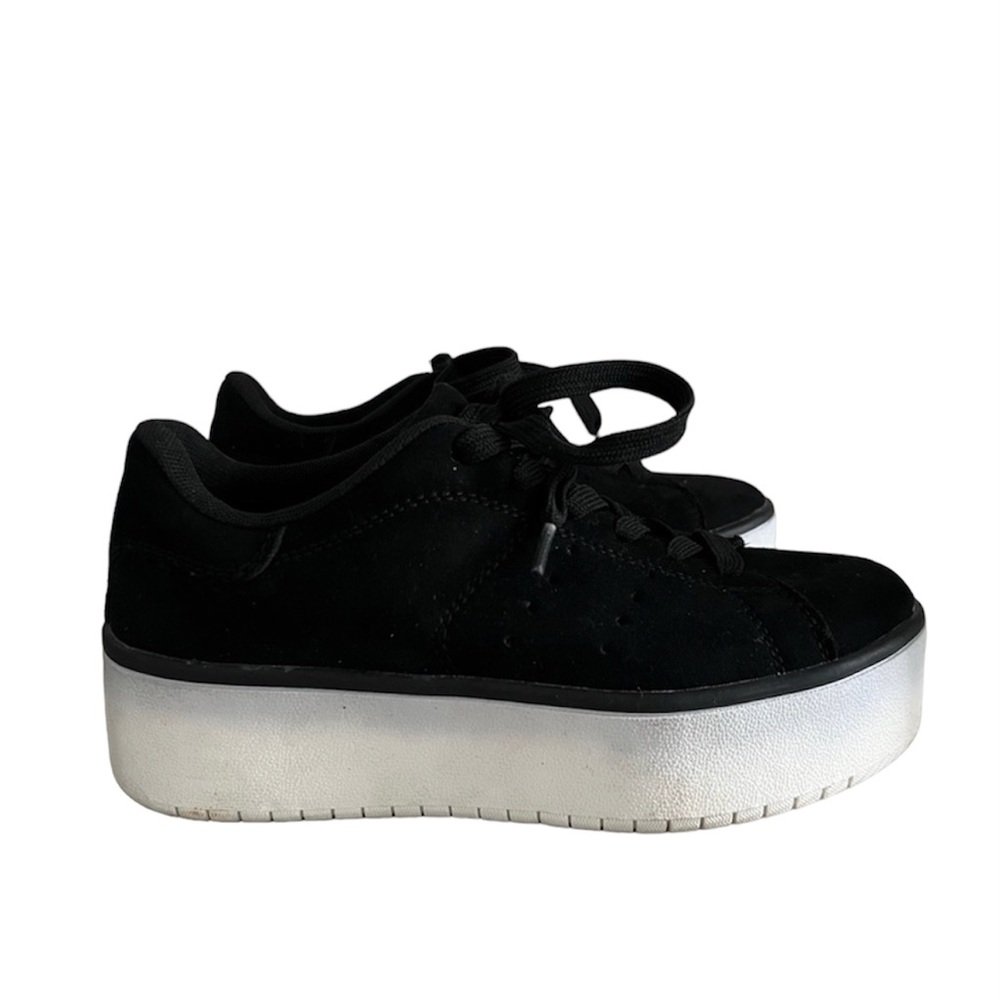 J Adams Black Platform Sneakers Size 6 (36)